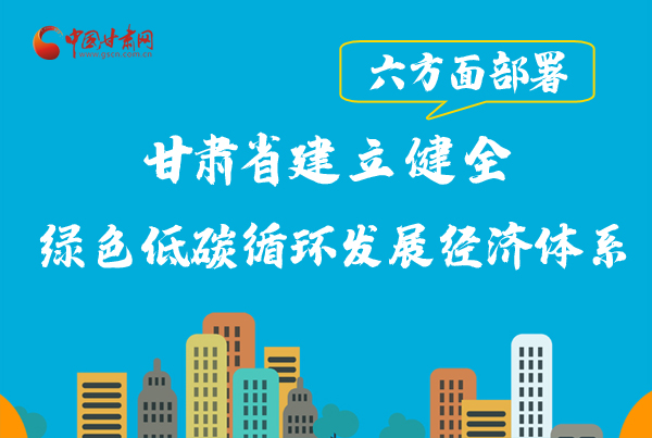 圖解|六方面部署 甘肅省加快建立健全綠色低碳循環(huán)發(fā)展經(jīng)濟體系