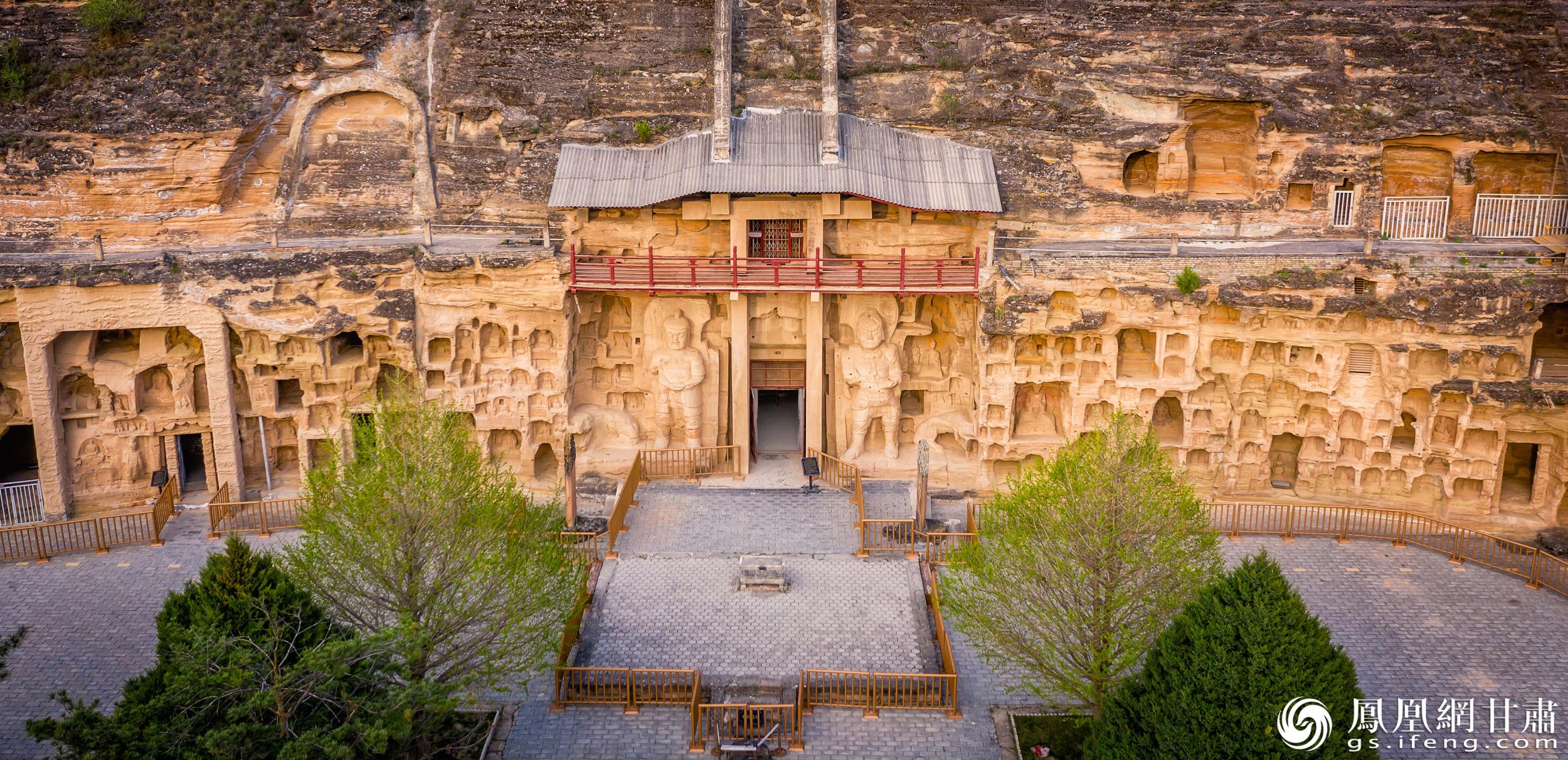 北石窟寺始建于北魏，經多個朝代增修形成密集窟龕。北石窟寺文物保護研究所供圖