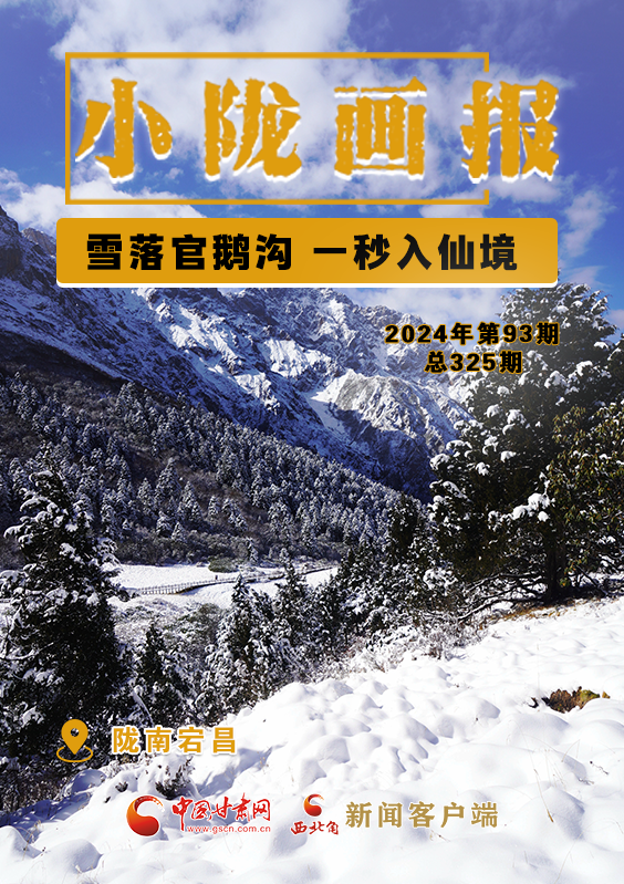 【小隴畫報(bào)·325期】宕昌：雪落官鵝溝 一秒入仙境